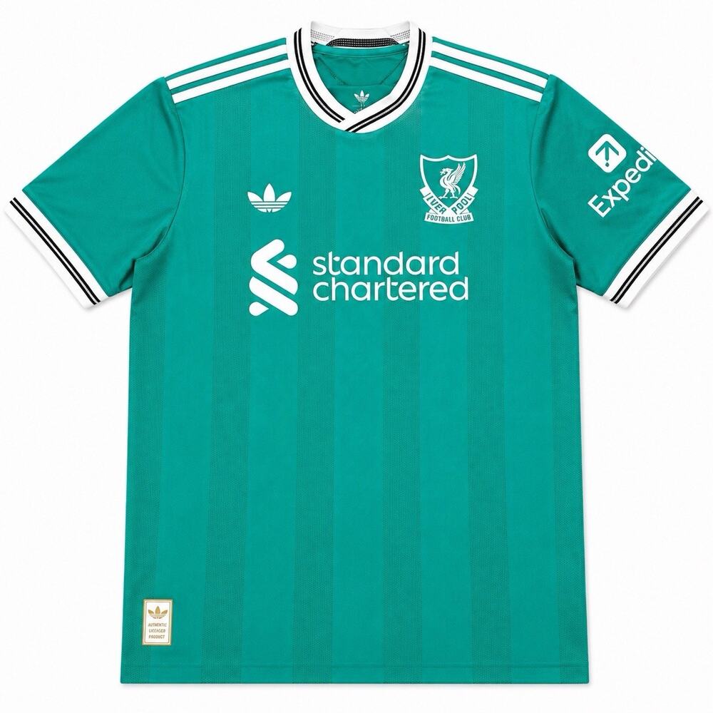 Liverpool FC Adidas Authentic Jersey 25/26 Third Jersey Green Size Sm- NWT …7